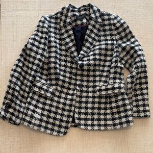 Talbots Houndstooth Blazer